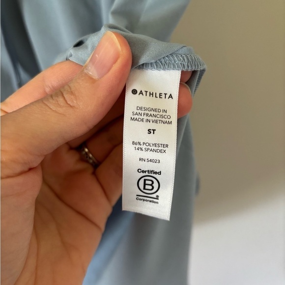 Athleta ST Light Gray Blue Rincon Tank Dress - Picture 4 of 6
